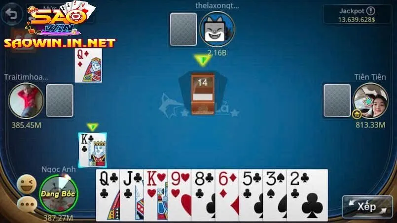 Hướng dẫn chơi Bài Phỏm Tá Lả tại SAOWIN